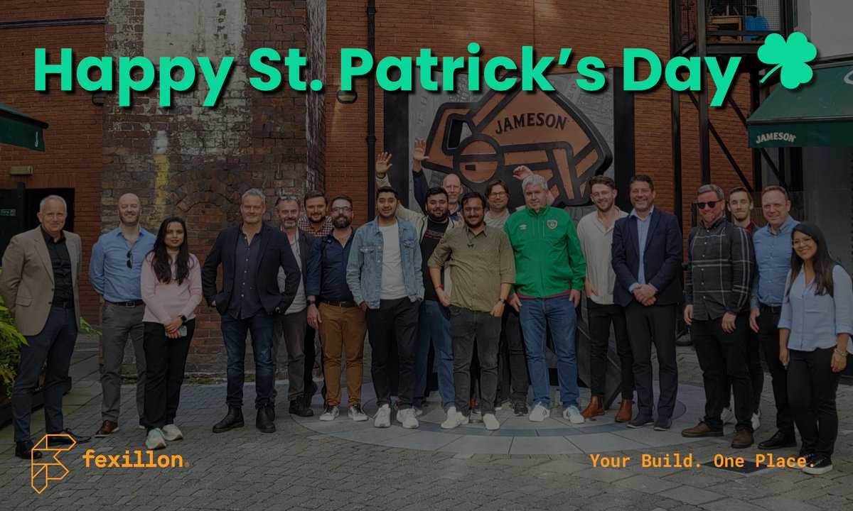Happy St. Patrick’s Day to all our clients, partners, colleagues and friends!
#YourBuildOnePlace #DigitalTwin #SmartBuildings #HealthyBuildings #BuildingInformationManagement #BIM