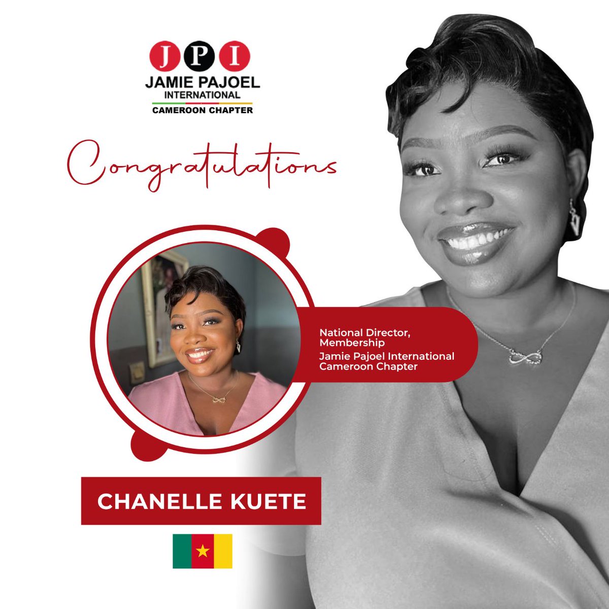 I am happy to announce my appointment as the Director of Membership for the Jamie Pajoel International Organization, Cameroon Chapter! 🎉 If you’re eager to be part of the JPI Cameroon chapter, don’t hesitate to reach out through the link below, 
wa.link/888ggy