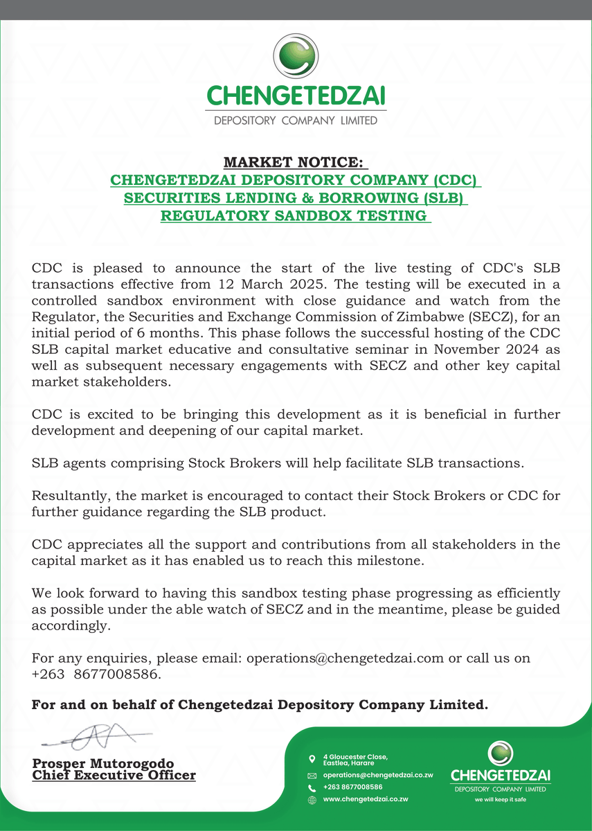 📢 Securities Lending and Borrowing Announcement!!!

#FinancialLiteracy #investing