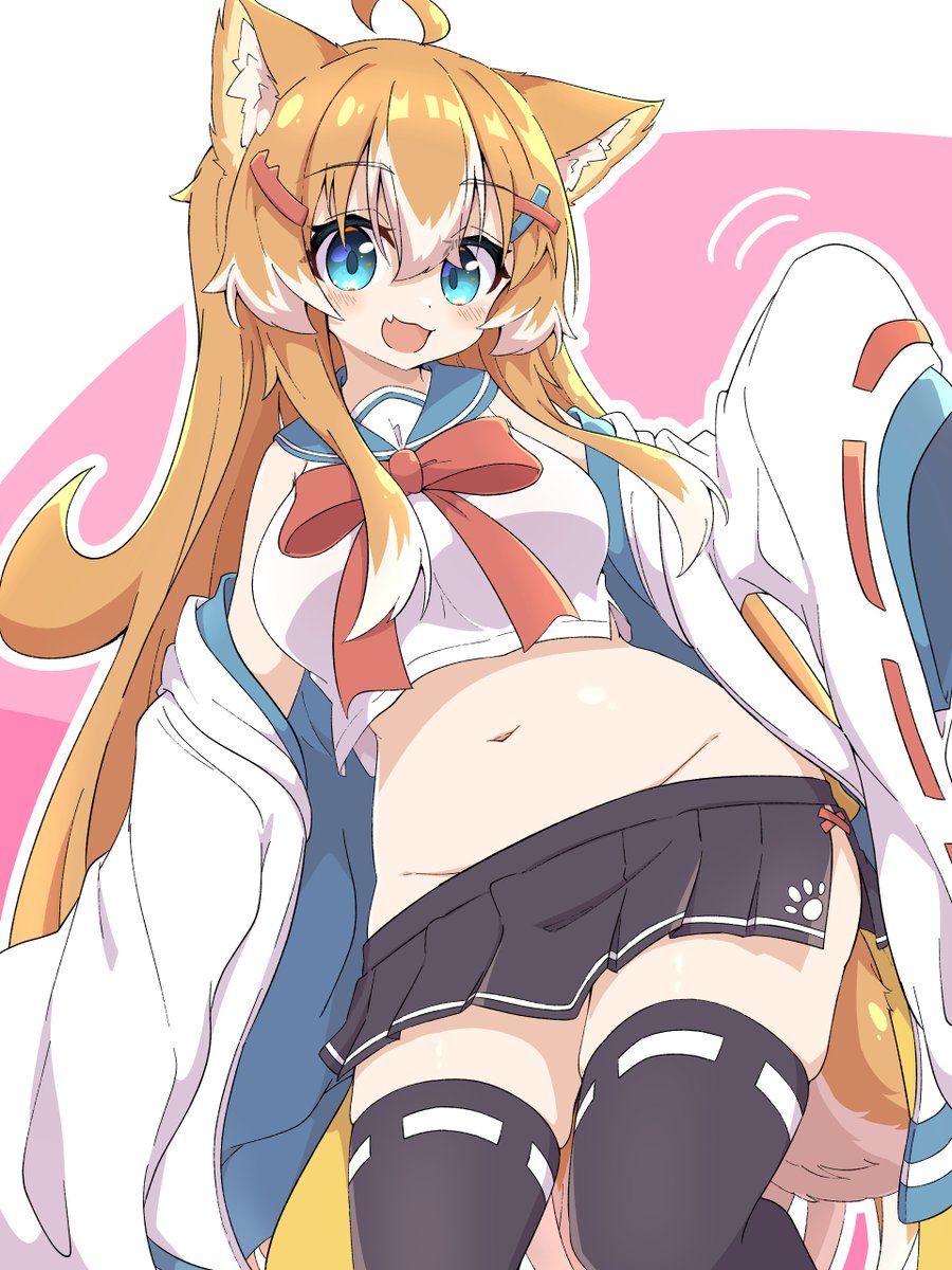 「なにか誘われている……!! 」|もがふぁるる。のイラスト