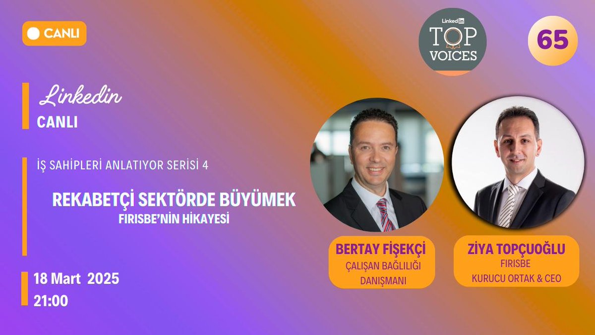 Yarın akşam 21.00'da görüşmek üzere :)