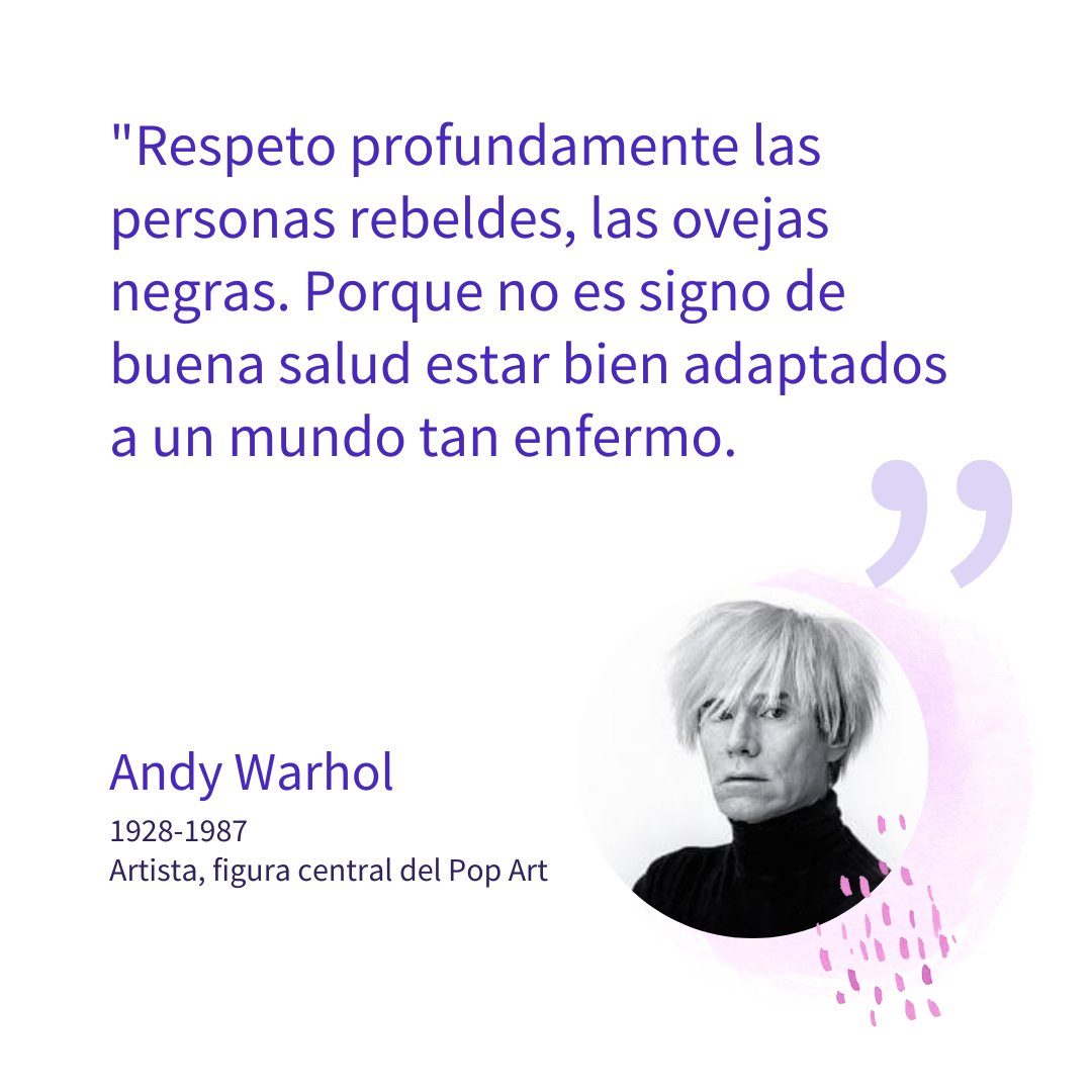 Ser fiel a uno mismo es fundamental para alcanzar el bienestar. El equilibrio entre la conformidad y la integridad personal es o debería ser en ocasiones conflictivo y eso potencialmente influye en el cambio social. 

#citaspym  #integridad #psicologia