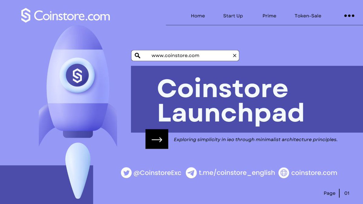 Early birds don’t just get the worm, they get the profits! 🏆
Whitelist access to IEOs on @coinstoreexc = Guaranteed allocations in top crypto projects.

Be early. Be smart. Be profitable! 🎟️

📚 cutt.ly/mrq5d2ao

#Whitelist #coinstore #launchpad
