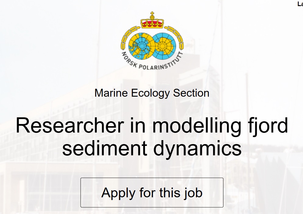 COME WORK WITH US IN THE ARCTIC

Two year researcher position at the Norwegian Polar Institute in Tromsø, Norway as part of iC3.

- Great science
- Friendly team
- Relevant PhD required
- Open to all nationalities

Deadline: 30 April
jobbnorge.no/en/available-j… #research #job