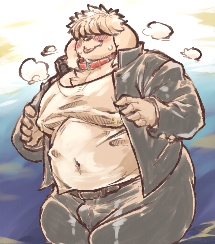 いまさんさん（<a href="/0907_KAPI/">いまさん</a>）のメカクレデブ犬くん