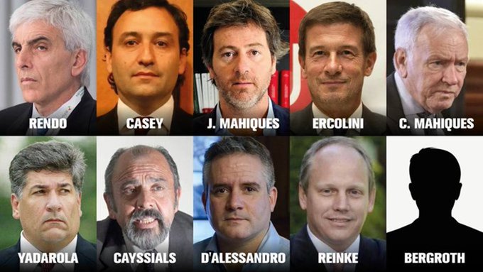 FMLaOportunidad's tweet photo. Fueron a Lago Escondido-pagados por Magnetto
Rendo accionista de Clarín
Pablo Casey-sobrino de Magnetto
¿Qué fueron a hacer? El Pueblo quiere saber
Además está prohibido que jueces,fiscales reciban dádivas https://t.co/DzvfcDaWX6