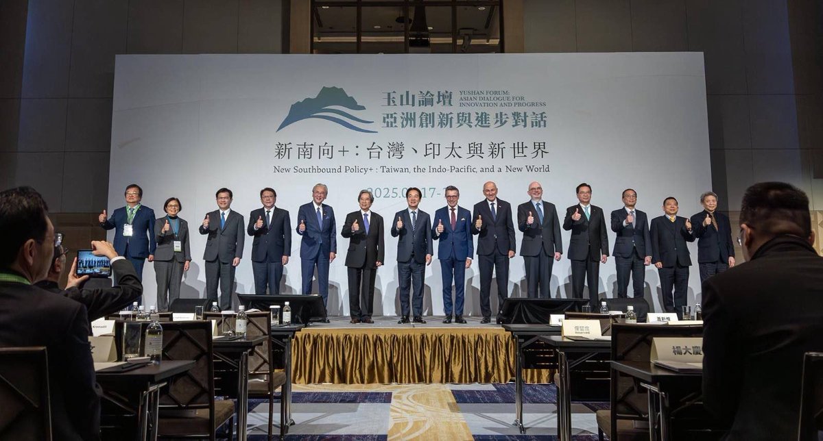 Joseph Wu (@josephwutw) on Twitter photo Glad to accompany President <a href="/ChingteLai/">賴清德Lai Ching-te</a> for the grand opening of 2025 #YushanForum, participated in by dignitaries from the #US, #Japan, #India, #Denmark, #Slovenia, #Poland, #Czechia etc., who are passionate about peace, freedom & prosperity in the #IndoPacific & beyond. Glad to accompany President <a href="/ChingteLai/">賴清德Lai Ching-te</a> for the grand opening of 2025 #YushanForum, participated in by dignitaries from the #US, #Japan, #India, #Denmark, #Slovenia, #Poland, #Czechia etc., who are passionate about peace, freedom & prosperity in the #IndoPacific & beyond.