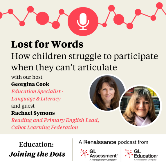 DlpProject's tweet image. Join the Dots is an education podcast from GL Assessment. This episode highlights the growing issue of Speech &amp;amp; Language challenges among UK school children. There is also a &apos;lightbulb moment&apos; from our DLP Project facilitator, Susanne Humpage.
gl-assessment.co.uk/news-hub/podca…