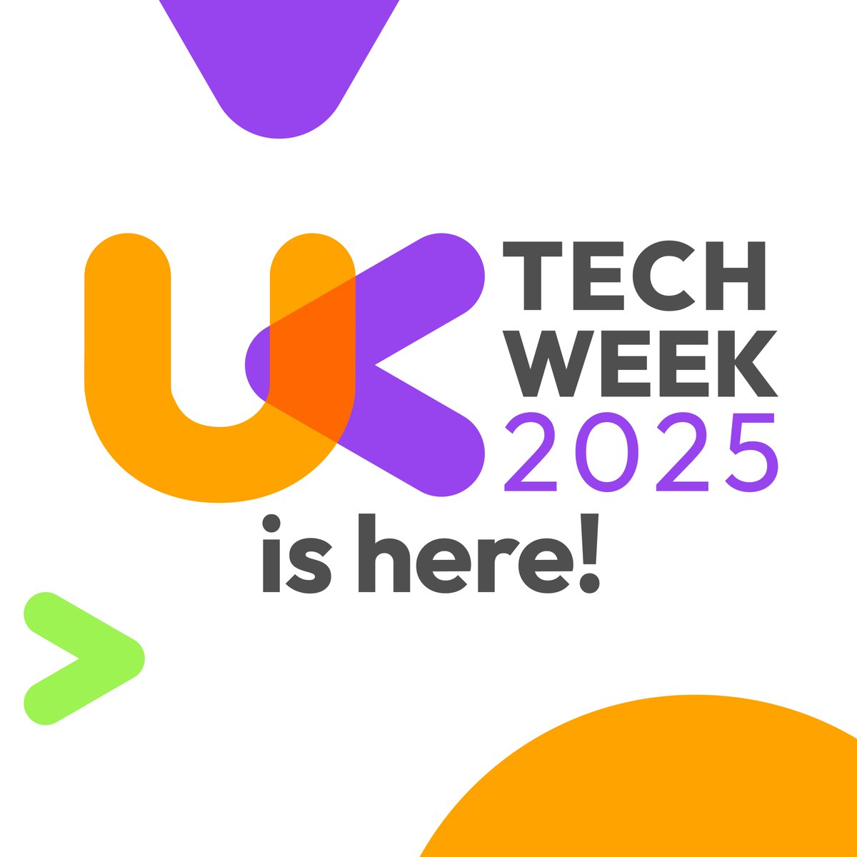 UK Tech Week is here! 🚀

This week, we’re uniting the brightest minds, industry leaders &amp; innovators to celebrate UK tech. With 40+ events nationwide, we’re showcasing cutting-edge innovation &amp; collaboration.
