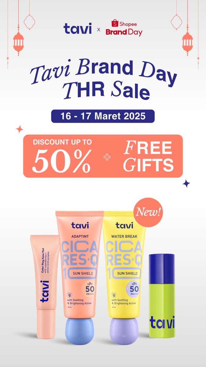worldoftavi1's tweet photo. Happy monday guys! udah pada batall berapa nih kaliann?? jangan lupa cekicekii diskon iniii karna udahh harii terakhirr😎🫵🏻 https://t.co/1i29h8bthC