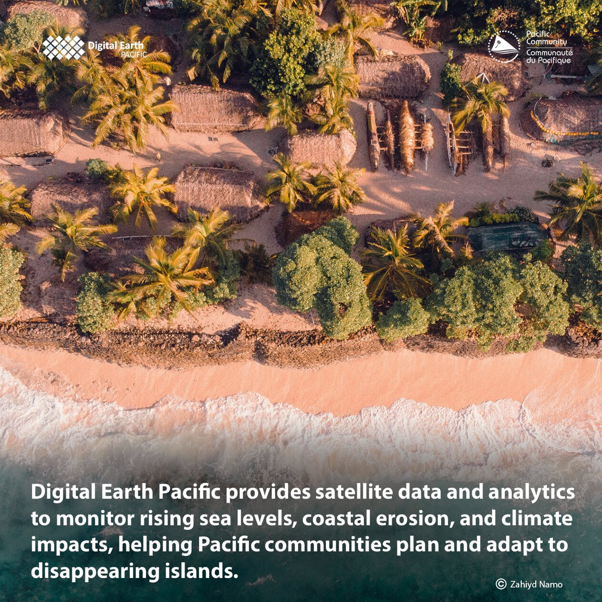 The reality of #disappearing #islands is both urgent and deeply personal for our #Pacific communities.
SPC's DE Pacific is harnessing the power of Earth Observation to track these changes in real time with data that helps communities and decision-makers.
 digitalearthpacific.org