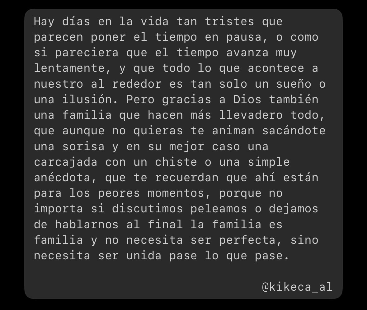 Juencaal7's tweet photo. #DiasTristes #Familia https://t.co/UfAosbiboc