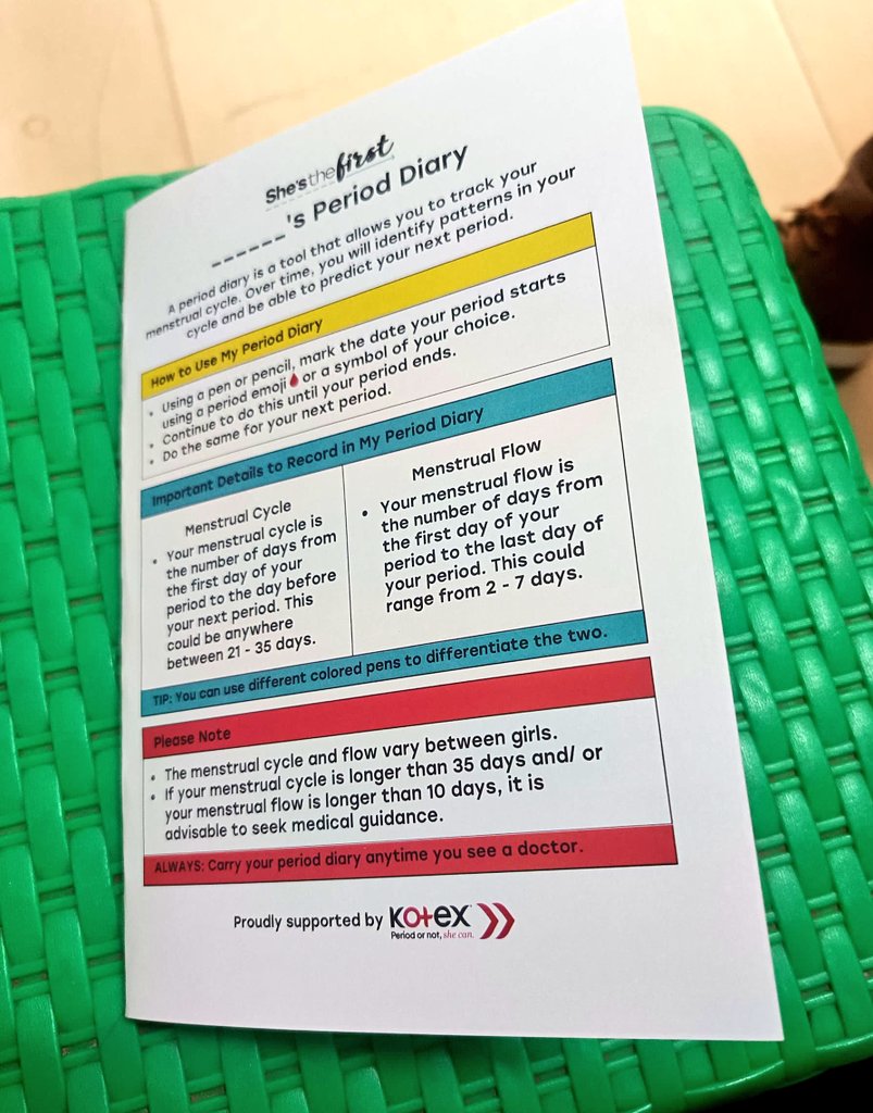 GIA_Fdn's tweet image. Period tracking = power. 
Through the #SheCycle Program, we teach girls and women to understand their cycles, manage their health and take control of their bodies. Knowledge is dignity. 
#SheCan #PeriodTracking #MenstrualHealth #EmpowerHer
 @BrandKotex