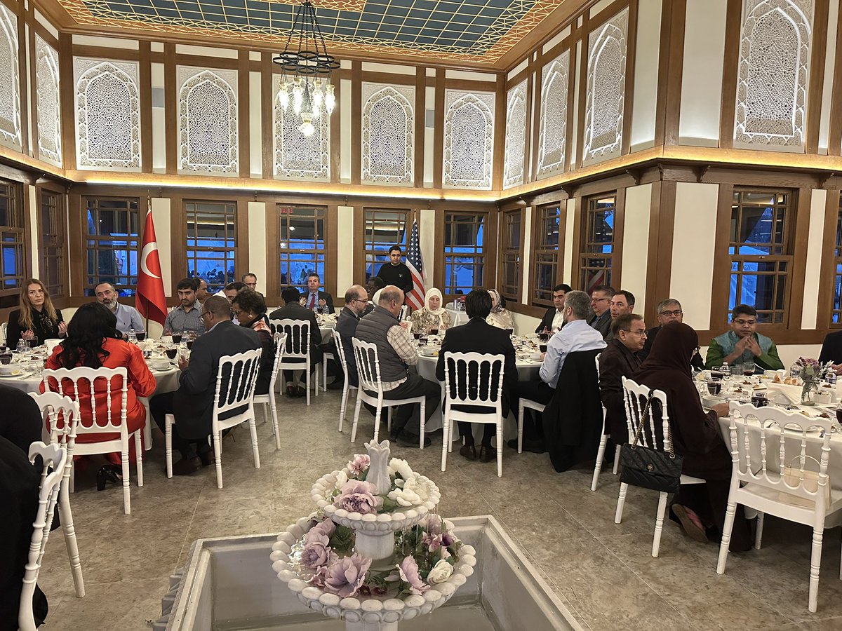 We held our annual iftar program at the Diyanet Center of America, attended by Ambassador of Washington Sedat Önal , Somali Ambassador Dahir Hasan Abdi, numerous diplomats from various embassies, Oussama Jammal, Mohsin Ansari, local government representatives,