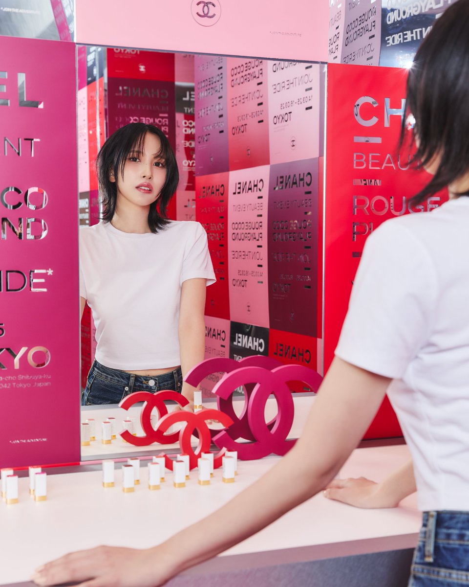 GINZA_magazine's tweet photo. CHANELのビューティイベント「ルージュ ココ プレイグラウンド」にTWICEのMINAが来場🐧🩷MINAのお気に入りは「ブラッシング ピンク」と「ラズベリー キス」💄
@CHANEL_JP @JYPETWICE @JYPETWICE_JAPAN 
#CHANEL #シャネル #ルージュココ #ルージュココプレイグラウンド #RougeCoco #RougeCocoPlaygroundTokyo