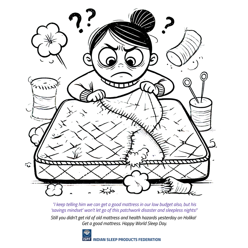 ISPF10's tweet photo. When your mattress looks like a DIY fail, your sleep pays the price!

🛏️💤 Upgrade now for real comfort &amp; joy.

our mattress is so old, even germs are moving out!
🚪➡️ Time for a fresh, clean start.
Visit: https://t.co/qWAE5rUOzF

#SleepUpgrade #DitchTheOld #ComfortMatters #sleep https://t.co/WsMpn16PjJ