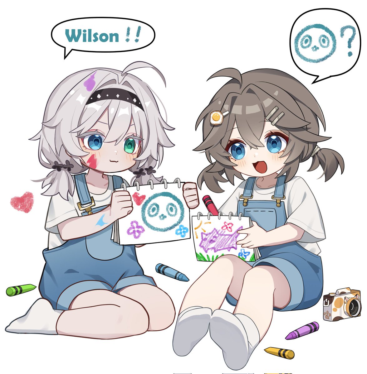 Fanart ❤️
Baby Sissela ＆Baby Martina
#이터널리턴 #EternalReturn #ER_Fanart