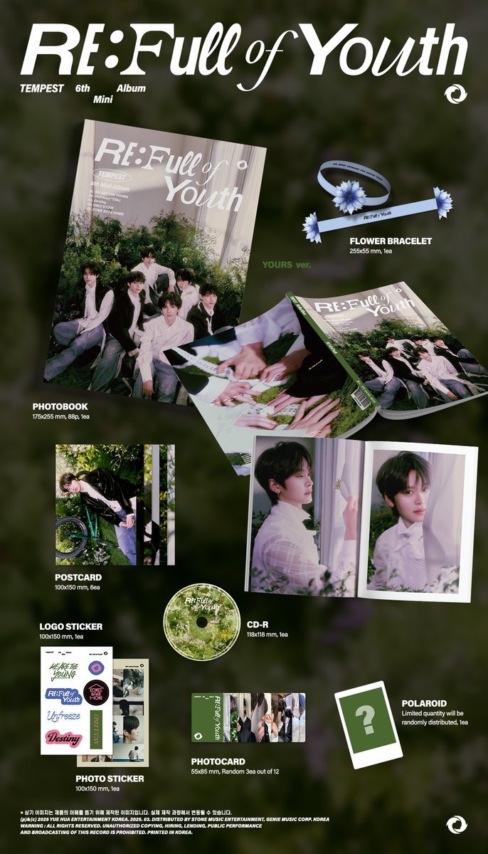 TPST__official's tweet photo. [📢TPST NOTICE]

6TH MINI ALBUM <RE: Full of Youth> 
예약판매 안내💕

🔗 https://t.co/fwH05I2fDT
🔗 https://t.co/si1MyfBHft

#TEMPEST #템페스트
#한빈 #형섭 #혁 #은찬 #LEW #태래
#RE_Full_of_Youth #Unfreeze https://t.co/AxFtvlJUv4