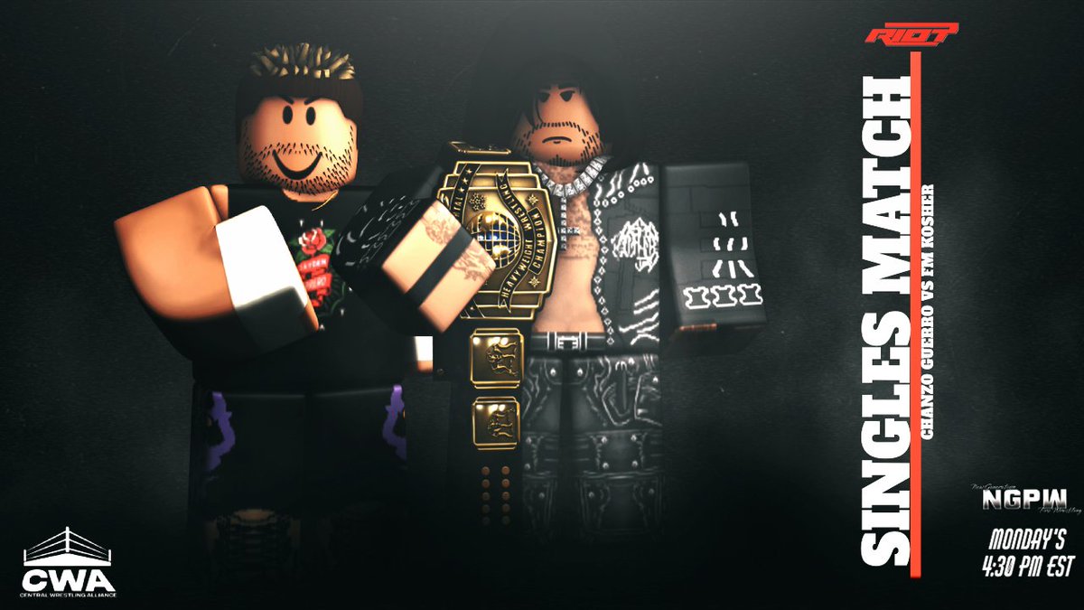 NGPWMedia's tweet photo. 🔥TONIGHT on NGPW RIOT! Live From MSG🔥
💥#ChanzoGuerro clashes with @angelgrails
💥 @StemRW takes on @zelder and #THEUOCK in a triple threat!💥
💥 @visxkk takes on the returning #RageBoyle💥
Don't miss the action!🚨 4:30 EST!
#NGPW #RIOT https://t.co/acK89cVLaQ