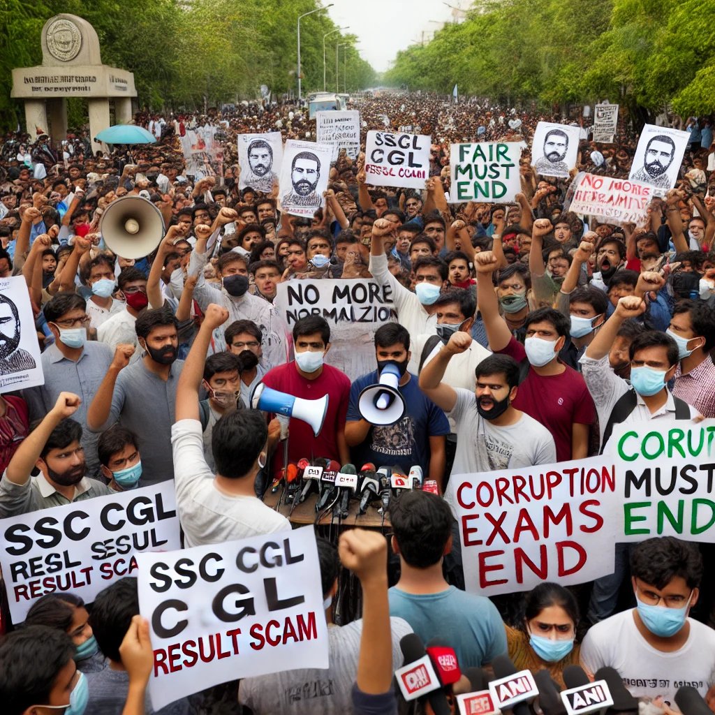 sajjan25051997's tweet photo. In SSC CGL 2024, the commission gave abnormal normalisation to many candidates who are not deserving selection, an avg of +40 marks increase in the lucky candidates or say SSC's favourite ones. It's a big SCAM from SSC.   #SSC_RELEASE_CGL2024_FINALANSKEY 
#SSC_CGL_2024_SCAM https://t.co/ZF8UGpc3a4