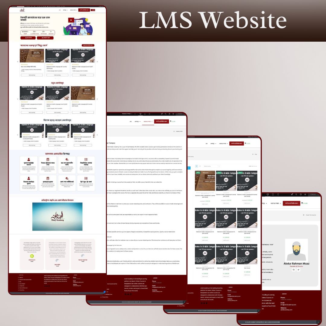 witttyskill's tweet photo. โจ I have designed a professional LMS WEBSITE for practice! โจ
๐ If you need a modern, fast, and fully responsive LMS website, feel free to contact me!
๐ฉ E-mail: mdsayeed7711@gmail.com
๐ฒ WhatsApp: 0176764220
#znsayeed #LMSWebsite #WordPress #Elementor #ElementorPro https://t.co/UTuOUztfHx