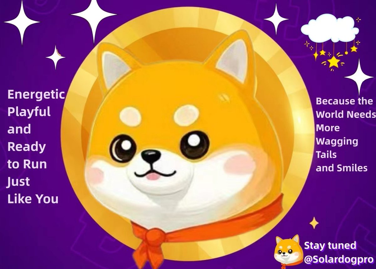 Coinyuii's tweet photo. 🐕 $SDOG IS HOWLING INTO THE MEMEVERSE! 🌕  
Forget moon missions – #SolarDog’s launching DECENTRALIZED BARKONOMY backed by:  
✅ Trump-era "S.D.O.G." efficiency   
✅ Elon-grade meme magic 🚀  
✅ Community treats > Wall Street meat  
Follow:@SolarDog_pro
#MemeCoin #SolarDog_pro https://t.co/Mxs3Lzd3JT
