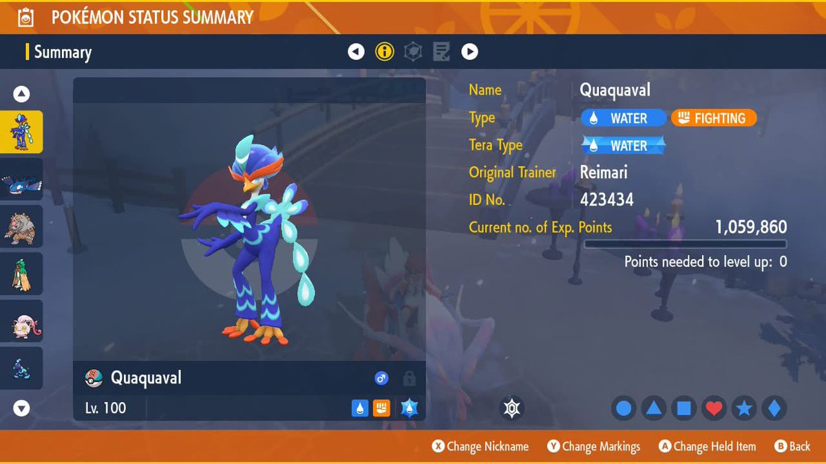 Aya_Reimari's tweet image. Caught both my Quaquaval in a lure ball and moon ball . Incase anyone needs one let me know 😊. #pokemon #lureball #moonball #PokemonScarletViolet #quaquaval