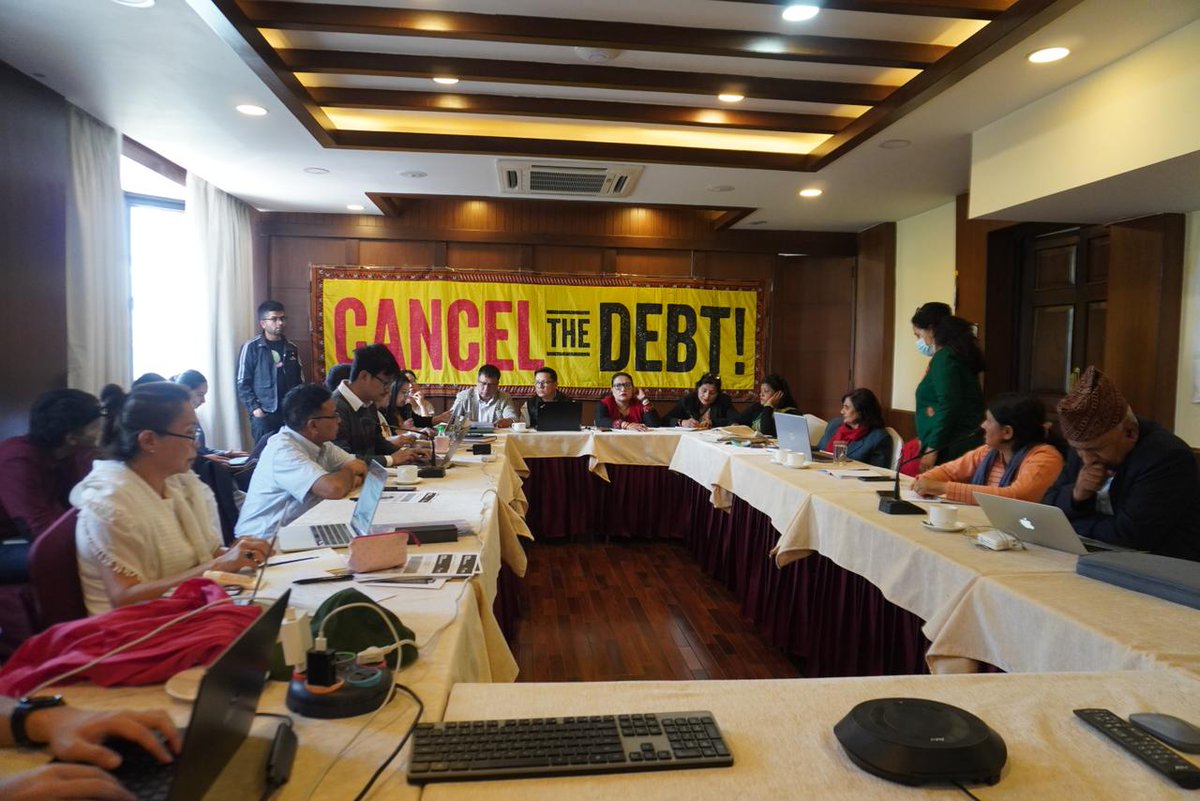 LDC Watch (@ldcwatch2001) on Twitter photo 23m
📢HAPPENING NOW - NEPAL DEBT JUSTICE CONSULTATION Representatives from CSOs in Nepal exchange updates, views, and analyses on the public debt situation in Nepal. #SAAPE #APMDD #DebtJustice 23m
📢HAPPENING NOW - NEPAL DEBT JUSTICE CONSULTATION Representatives from CSOs in Nepal exchange updates, views, and analyses on the public debt situation in Nepal. #SAAPE #APMDD #DebtJustice