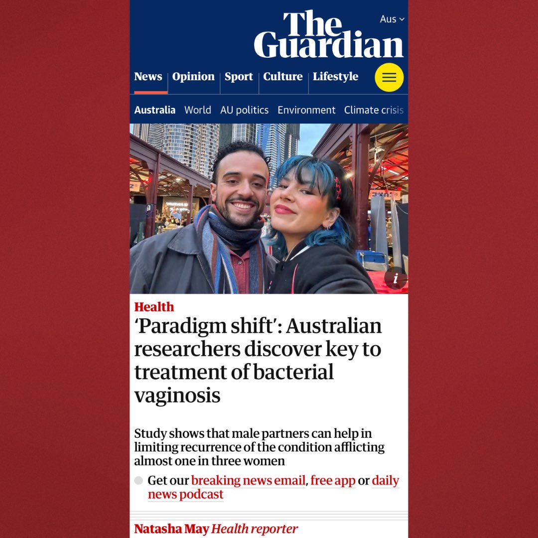 New article from The Guardian reports on a study that shows that male partners can help in limiting the recurrence of bacterial vaginosis.
 
Read more from The Guardian
theguardian.com/.../paradigm-s….... 
 
#bacterialvaginosis #TheGuardian #sexualhealth #ReproductiveHealth