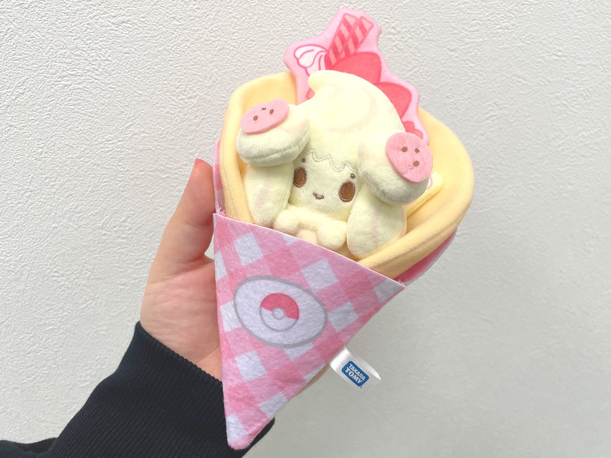 タカラトミー さんより #ポケピース「くるくるクレープぬいぐるみ 
