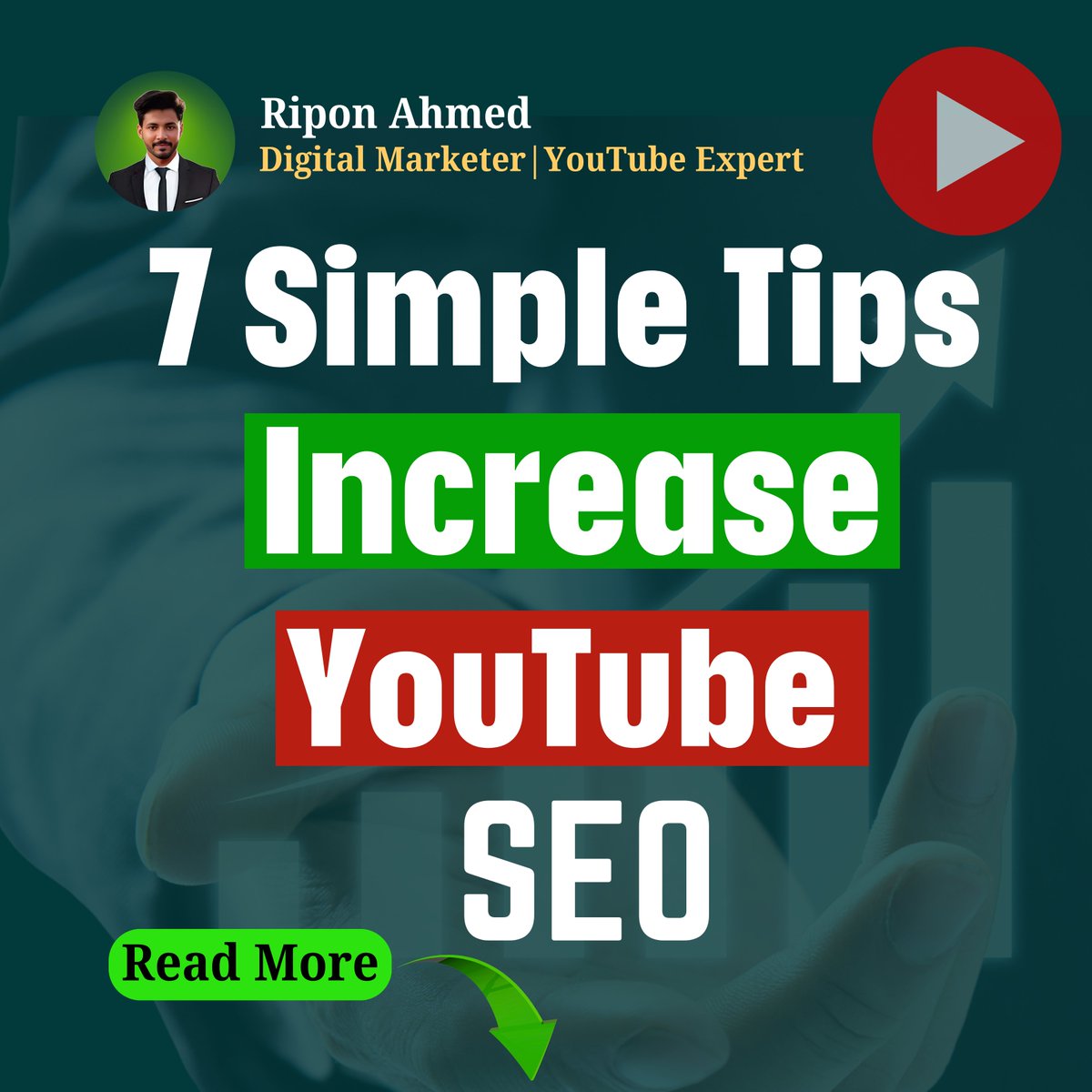 RiponAdHub's tweet photo. 👉𝟕 𝐒𝐢𝐦𝐩𝐥𝐞 𝐖𝐚𝐲𝐬 𝐭𝐨 𝐁𝐨𝐨𝐬𝐭 𝐘𝐨𝐮𝐓𝐮𝐛𝐞 𝐒𝐄𝐎

#YouTubeSEO #VideoMarketing #ContentCreation #YouTubeGrowth #SEOtips #DigitalMarketing #YouTubeAlgorithm #VideoOptimization #SocialMediaMarketing #GrowYourChannel https://t.co/G2VSm1s71p