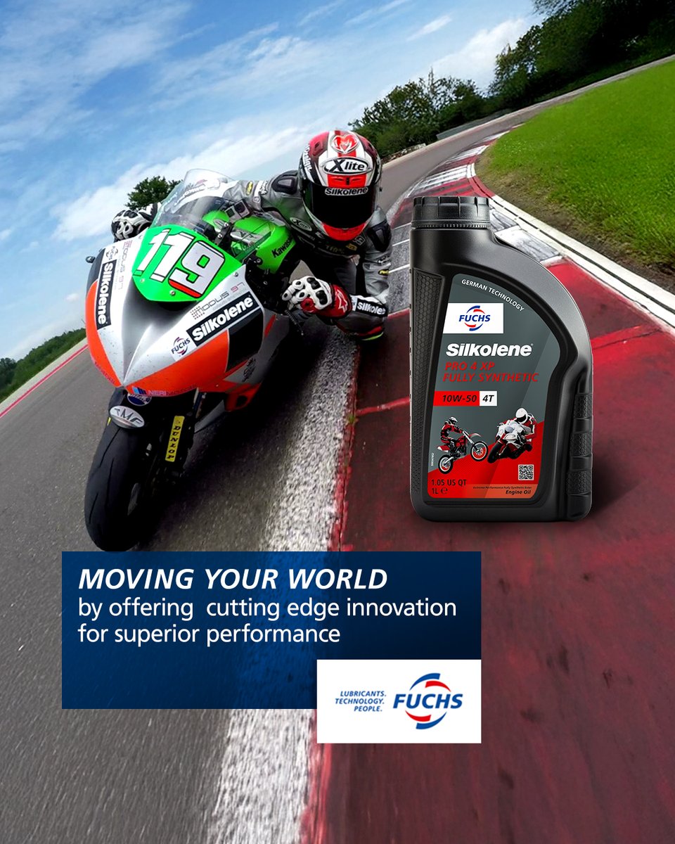 FuchsIndia's tweet photo. Choose FUCHS Silkolene for superior engine protection on every ride.
#fuchs #fuchsindia #fuchssilkolene #engineoil #movingyourworld https://t.co/62TtFbhUQI