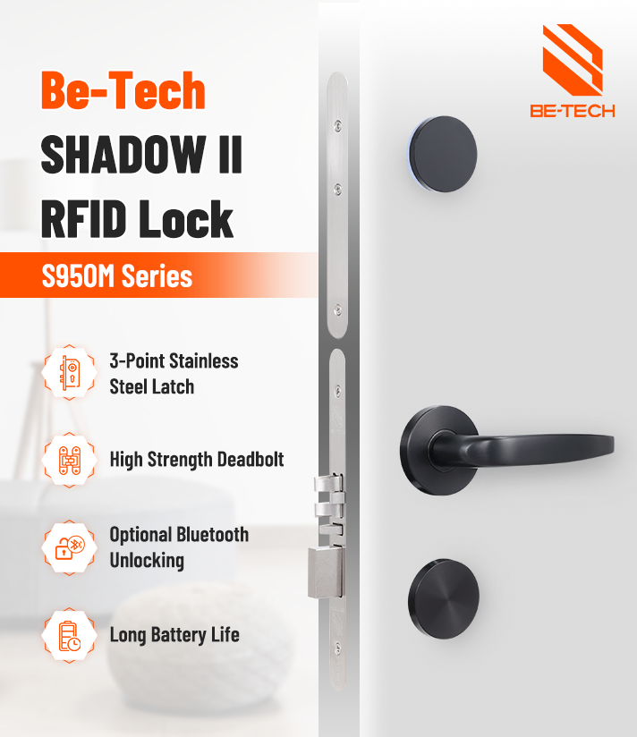 BetechSecurity's tweet image. Upgrade Your Hotel Security in Style with Be-Tech SHADOW II RFID Lock (S950M Series)

Transform your hotel’s security game with SHADOW II today! 👉 betechlock.com/electronic-hot…

#betechlock #SmartLocks #TechMeetsSecurity