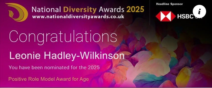 #TeamLeonie has 9.3k followers 🫶🏼
If each one could kindly spend 1 minute of your time to vote for Leonie to be in a chance to win a National Diversity Award for a Positive Role Model it would truly be amazing for her! This award has her name written all over it. To vote: