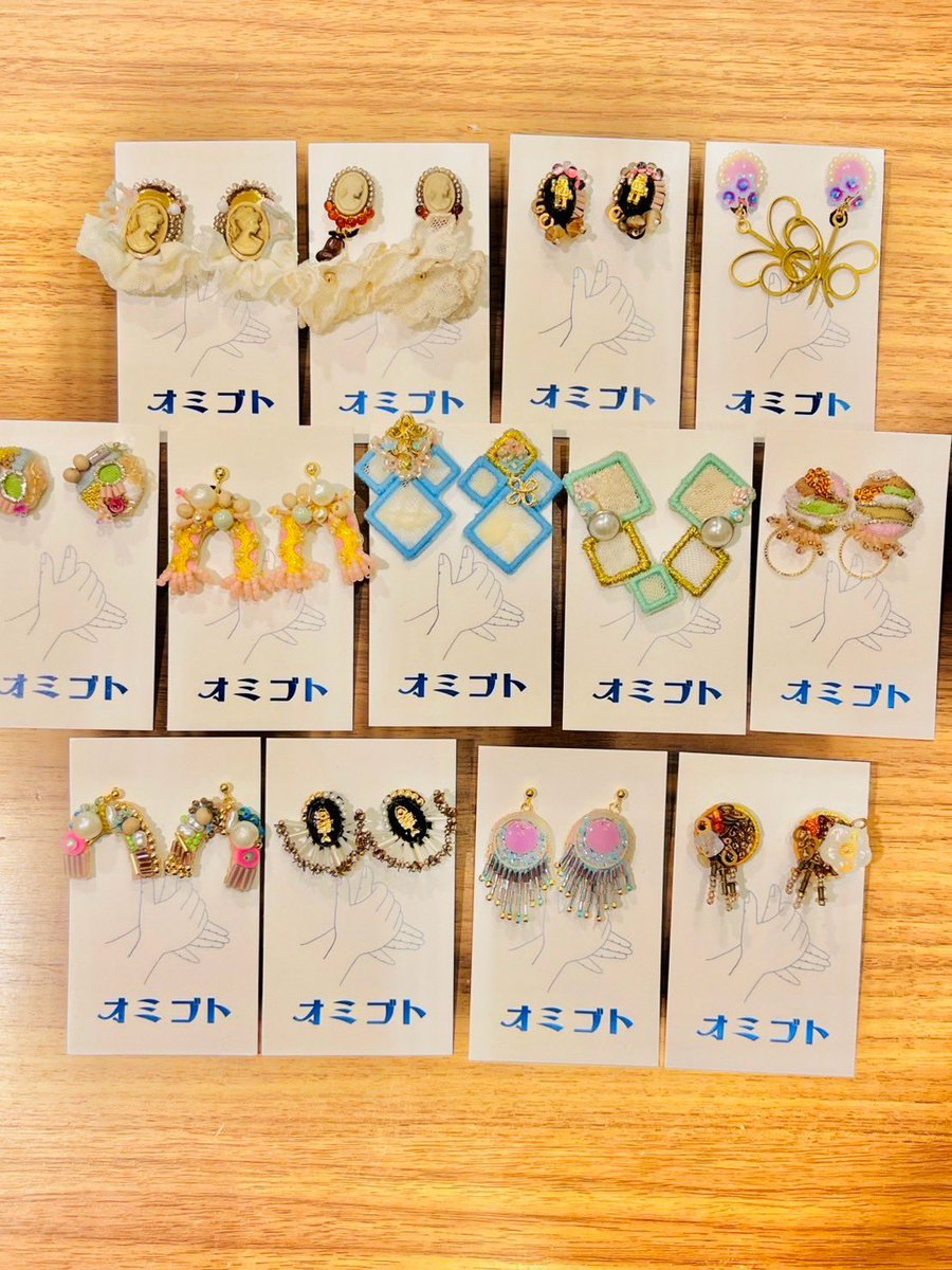 culier_sendai's tweet photo. まさに一点ものの楽しさ！オミゴトさんのアクセサリー入荷しました☺️♡
#クーリエ新作入荷
@omigoto_ https://t.co/ATp9cFhquj