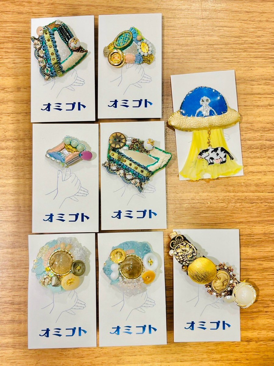 culier_sendai's tweet photo. まさに一点ものの楽しさ！オミゴトさんのアクセサリー入荷しました☺️♡
#クーリエ新作入荷
@omigoto_ https://t.co/ATp9cFhquj