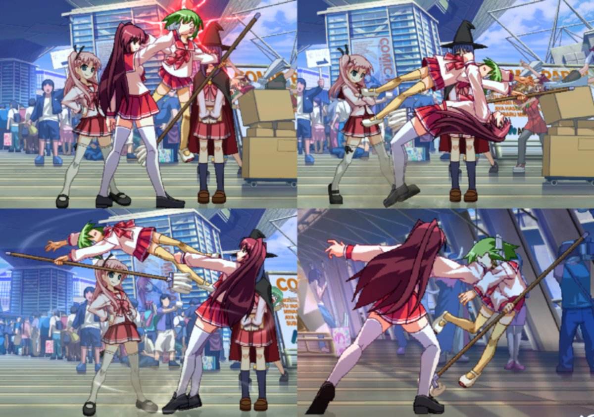 AQUAPAZZA】こんな見た目してるけど、格ゲーでは最強のコマ投げキャラ