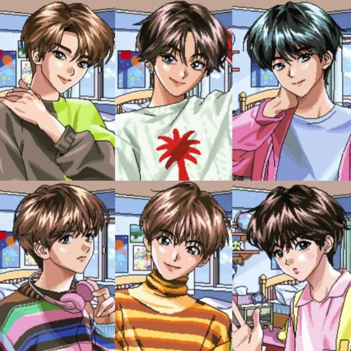 from angel babies to ikemen shoujo boys... they grow up so fast 🥹