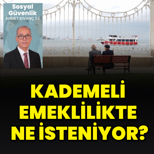 EYT düzenlemesinin ardından, 8 Eylül 1999 öncesi ve sonrası işe başlayanların emeklilik yaşları arasında 17–20 yıl fark oluşması, emeklilikte kademelendirme tartışmalarını gündeme getirdi 

📌Peki, kademeli emeklilik bekleyenler ne talep ediyor? 

📌TBMM’ye sunulan tekliflerde