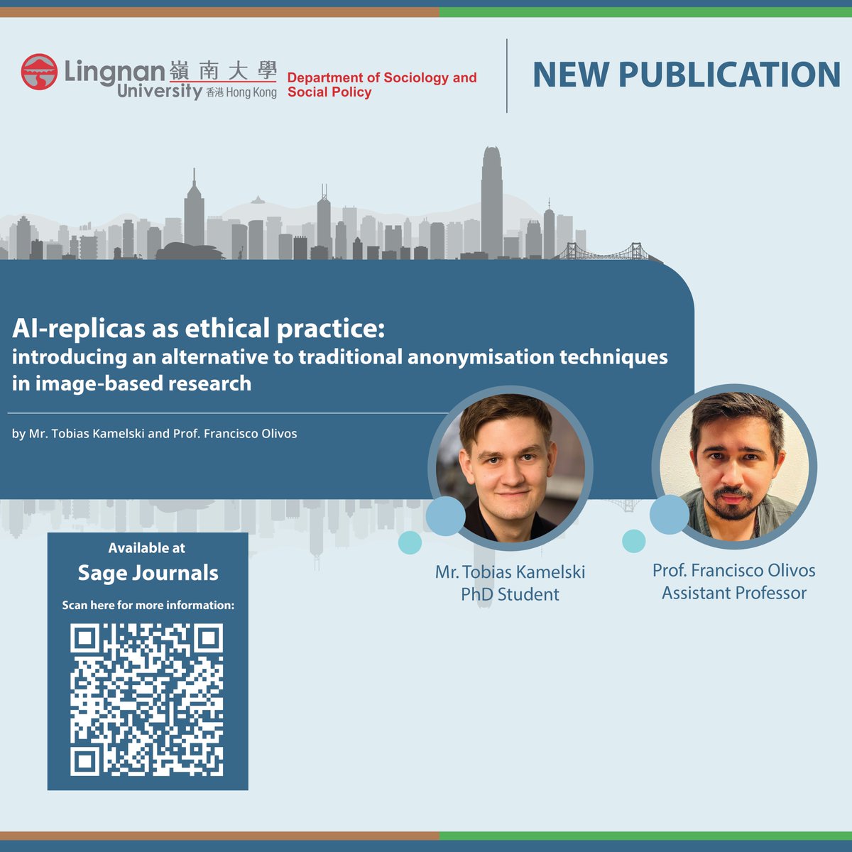 Can AI solve ethical dilemmas in visual research? 🤖📸 This paper explores AI-replicas as an alternative to traditional anonymisation, preserving data integrity while ensuring anonymity. Learn how generative AI  can enhance ethical practices in qualitative research!