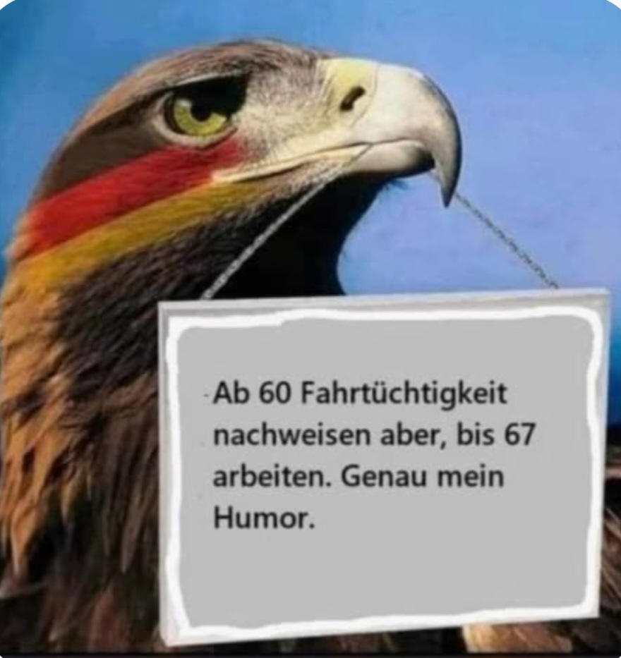 Diese Art "Humor" erleben wir in vielen Dingen! 😏