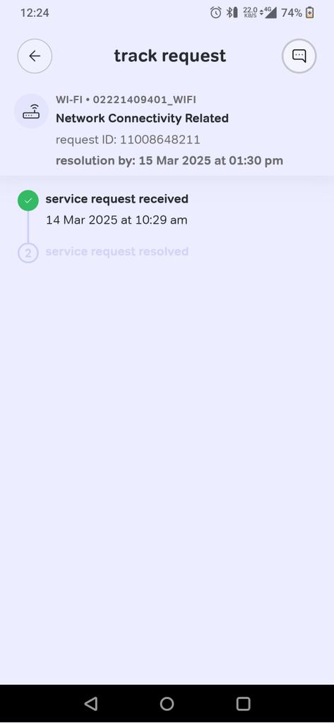 zombie_414's tweet photo. Hey @airtelindia
@Airtel_Presence  It's been three days since my Wi-Fi connection has been down. I've already contacted my local operator and submitted a complaint through your app, but I haven’t received any response yet.look into this issue and resolve it as soon as possible. https://t.co/qFIdCpcYa5