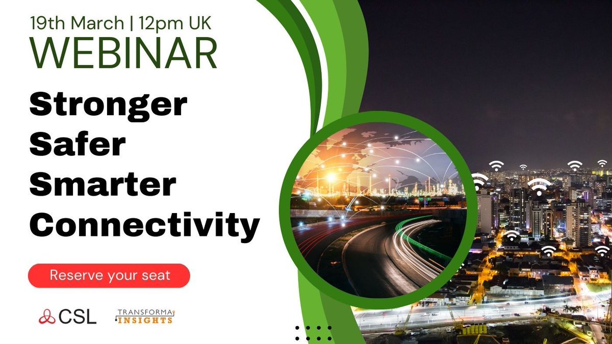 IoTNow_'s tweet image. WEBINAR THIS WEEK: Stronger, Safer, Smarter Connectivity!
Discover the true cost of downtime, explore proven solutions, and gain expert insights—plus a live Q&amp;amp;A! 
Date: 19 March | 12:00 UK | Wednesday
🔗 Register now! buff.ly/WR6UXlg 
#Connectivity #TechWebinar