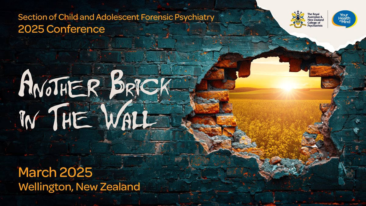 Last chance to register for the Section of Child and Adolescent Forensic Psychiatry (SCAFP) Conference, taking place 20-22 March 2025. 

Don't miss out! Register now: ow.ly/Ep7R50V41OR