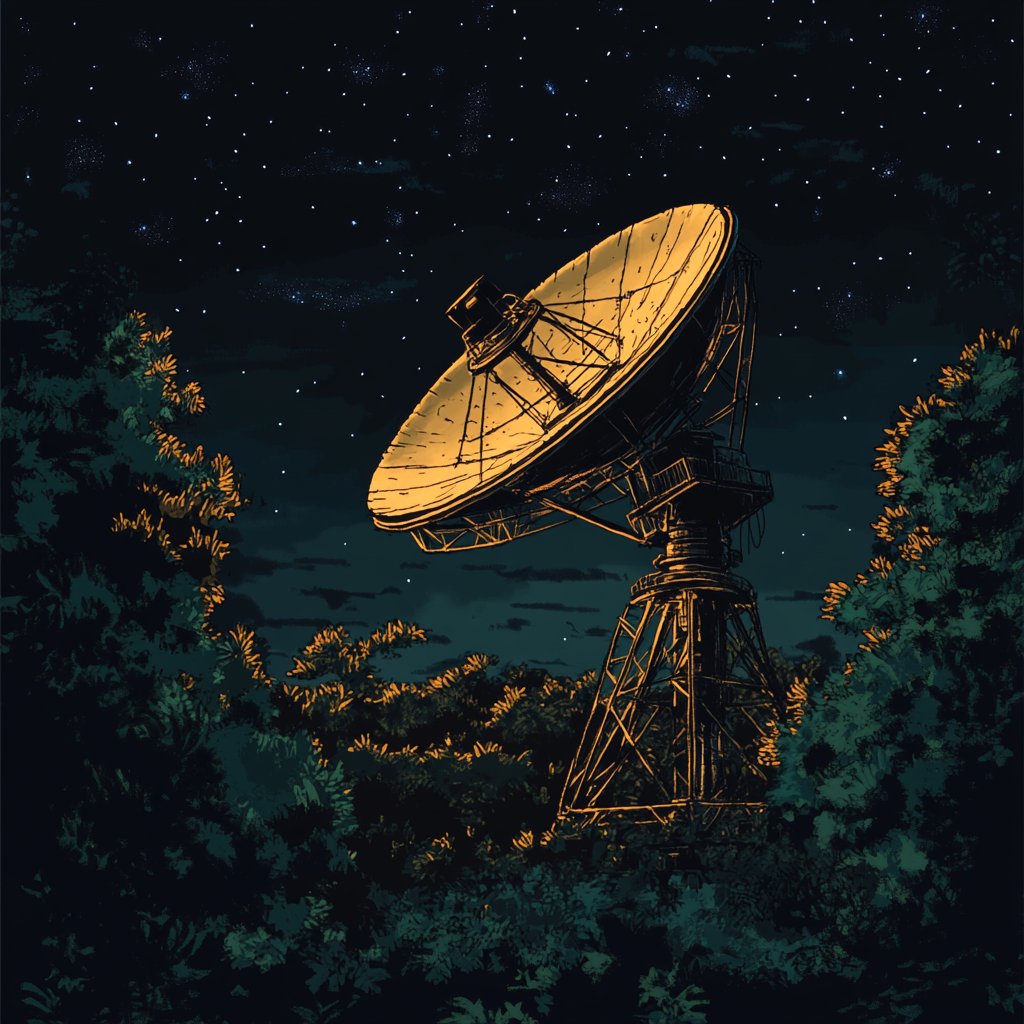 fritzmenzer's tweet image. #MysteryMonday: What would the recording of the #WOWSignal look like in #MonkeyIsland? #Midjourney has an idea...