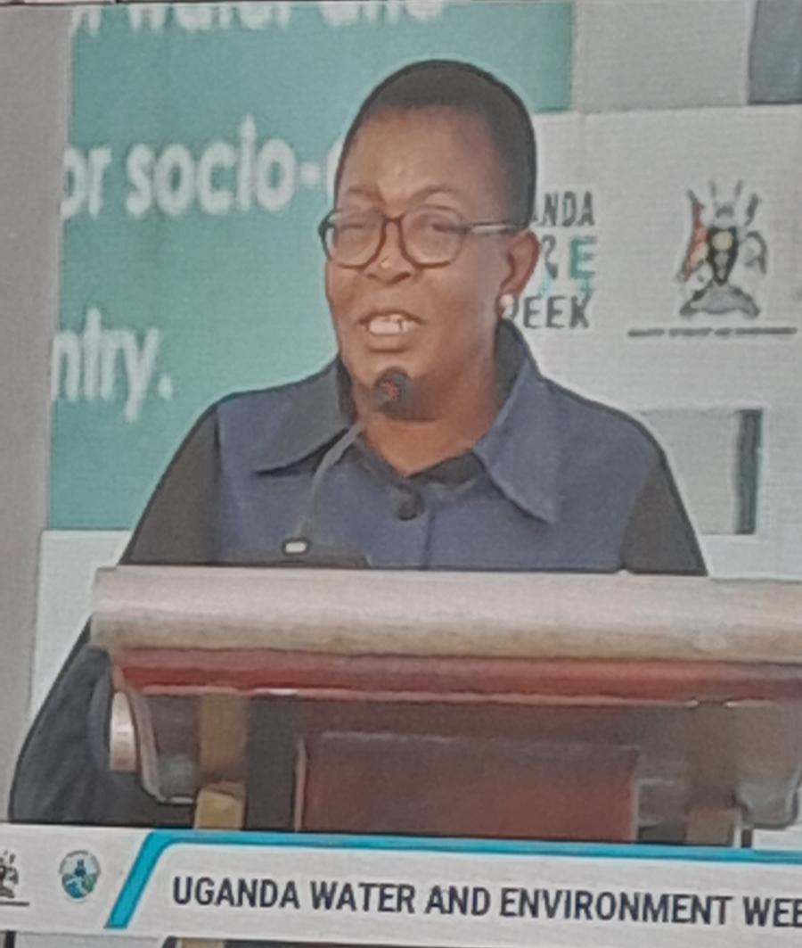 It is all about water, you cannot have food or attempt to fight hunger
without water. Rt. Hon Justine Kasule Lumumba  officiating at the Water and Environment Week.
