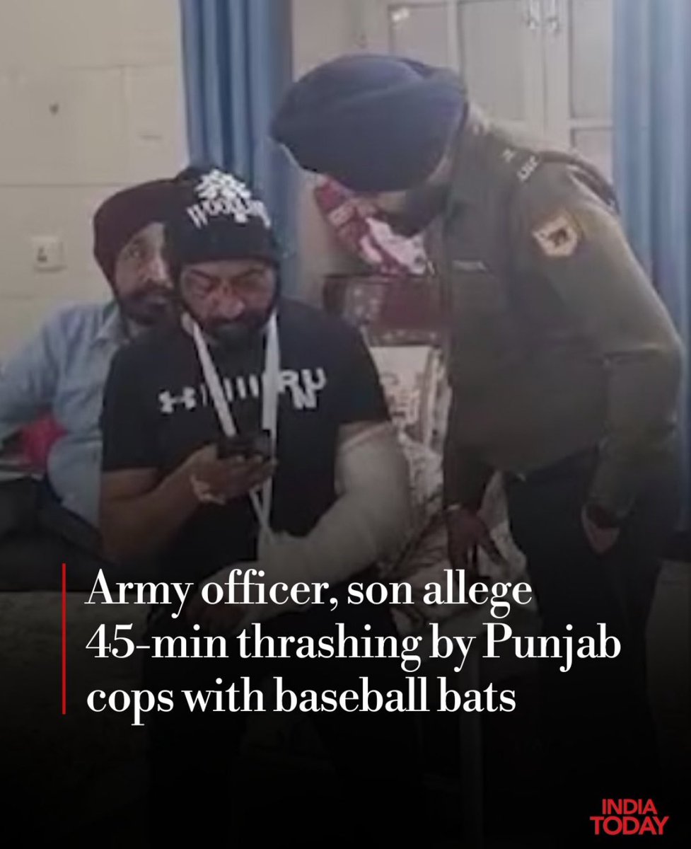 Not surprising as it’s AAP govt in Punjab, the same Aam Aadmi Party that questioned Indian forces and asked for Proof of Surgical Strikes. 

Their police beating up serving army officers proves their hatred for Indian Armed Forces. 

Disgusting and pathetic.