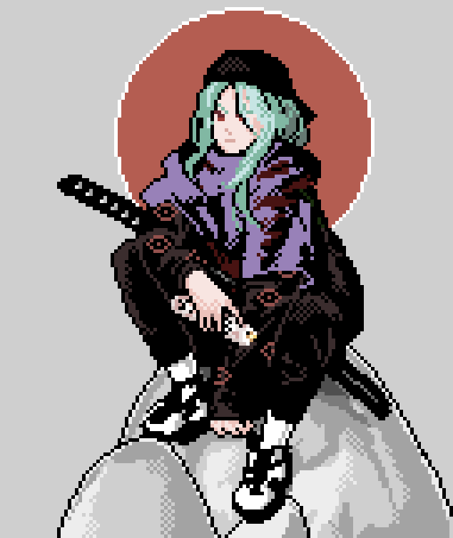 Ryoko is a traveling samurai collector whose mission is to collect the best works of art from around the world and pass them on to the people.