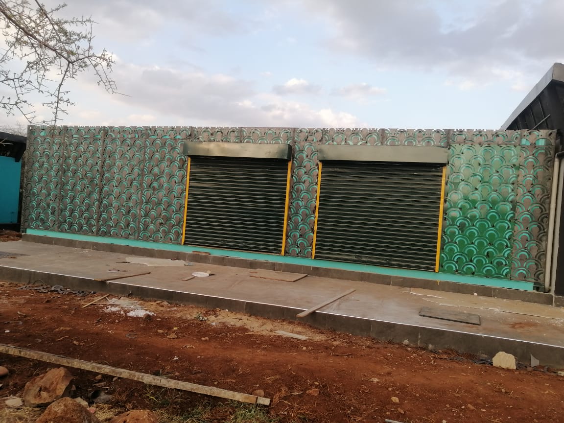 Container cladding! Get your container cladded on site from #OfficeInATin containerconverters.co.ke