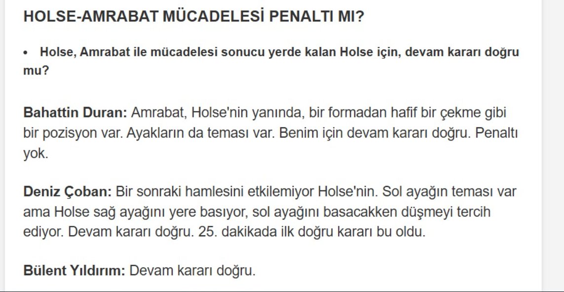 Trio kac paraya satildi ? Yayinci kurulus odemeyi nasil aliyor ? Kasimpasa Cuesta cekmesi net penaltiymis. Amrabat`in Samsunsporlu oyuncuyu cekerek dusurmesi penalti degilmis. Ne gunlere kaldik. Tum ulke sike organizasyonunun bir parcasi olmus.